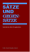 Sätze und Gegensätze